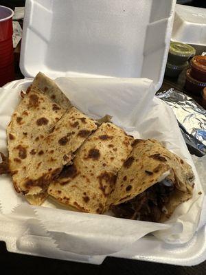 Beef quesadilla