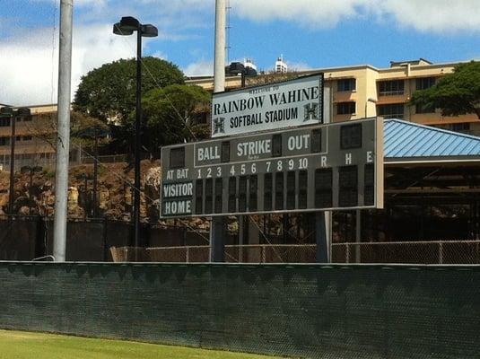 Rainbow Wahine Softball Stadium