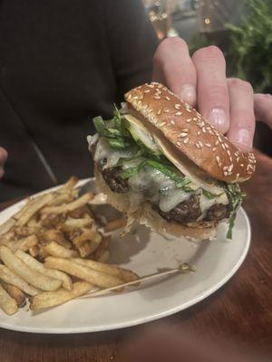 Short rib burger