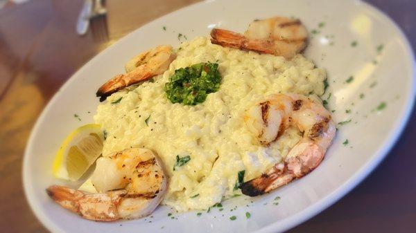 Shrimp risotto