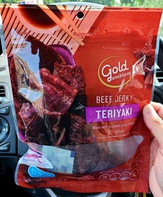 Redeemed my freebie - any Choice of Snack ($5 or Less): Teriyaki Beef Jerky - this was on sale for $4.99, score!