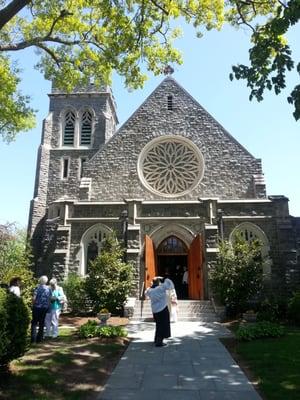 Front of the church