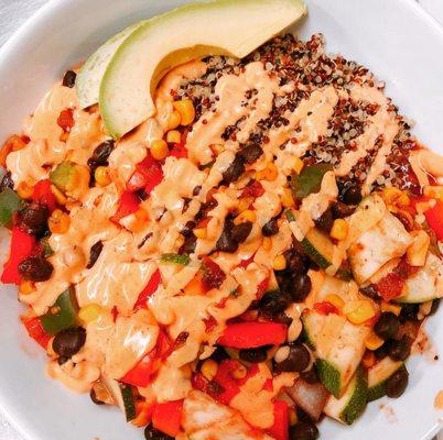 Mexican quinoa bowl