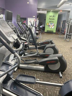 Total body cross ramps and ellipticals