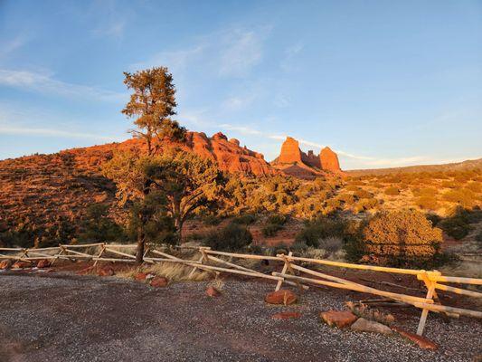 Red rocks near Poco Diablo resort