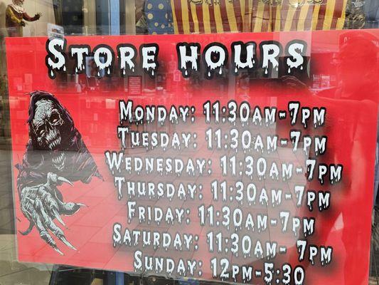 Business hours