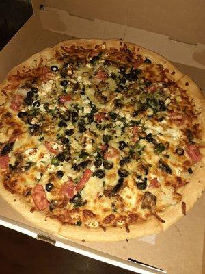 Greek Delight pizza