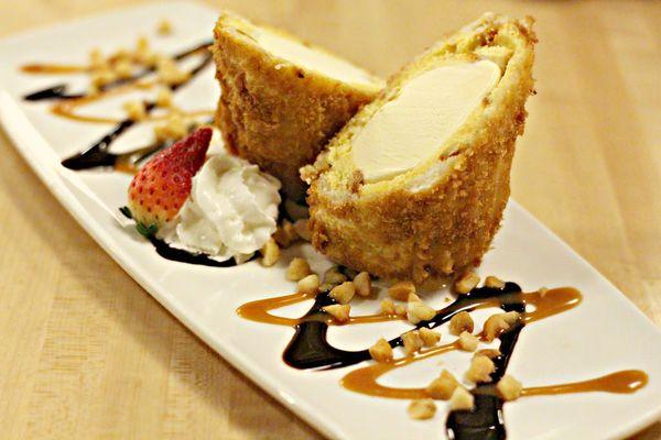 Tempura Fried Macadamia Nut Ice Cream