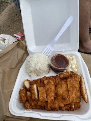 Chicken katsu entree