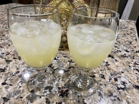 Margaritas on the rocks!