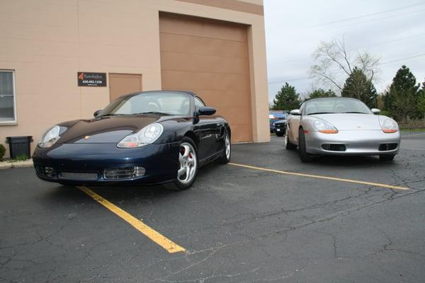 Porsche repair in St. Charles, IL. We specialize in brake repair, diagnostics and getting your Porsche fit for the autobahn...