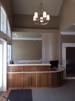 New front desk!