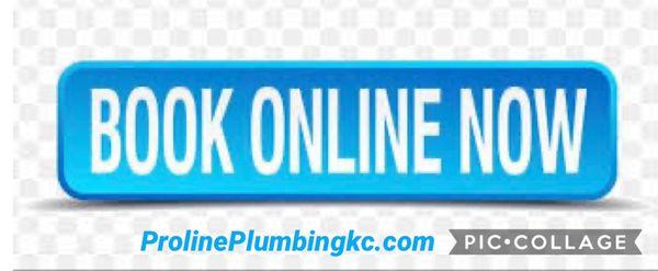 Book online www.prolineplumbingkc.com