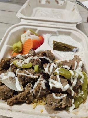 Lamb gyro plate