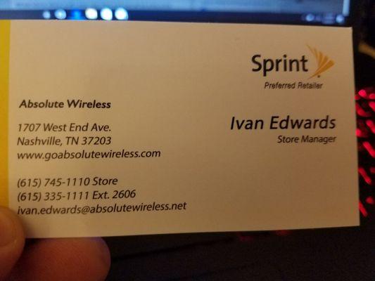 If you have any concerns or complaints call ivan. He will not be able to help you. Trust me.