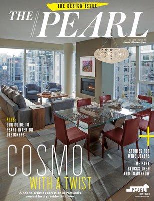 The recent cover of Explore the Pearl Magazine featuring our Cosmopolitain project!