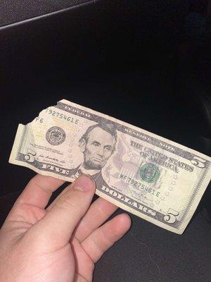 The $5 bill