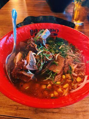 Spicy beef ramen