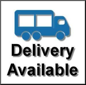 Delivery is available of an additional cost.