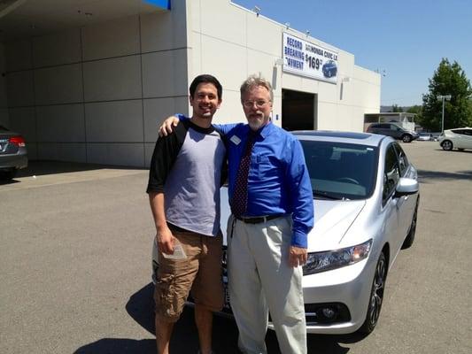 The Honda Helpful Guy ( Guy Gordon ) was very helpful and made the shopping experience stress  free.