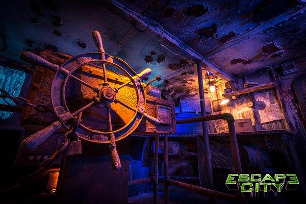 Escape the ship or face the falls in our Over the Falls Escape Room!