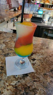 Rainbow margarita