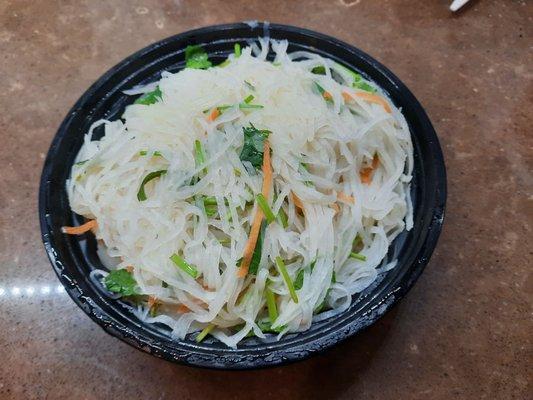 Shredded potato salad