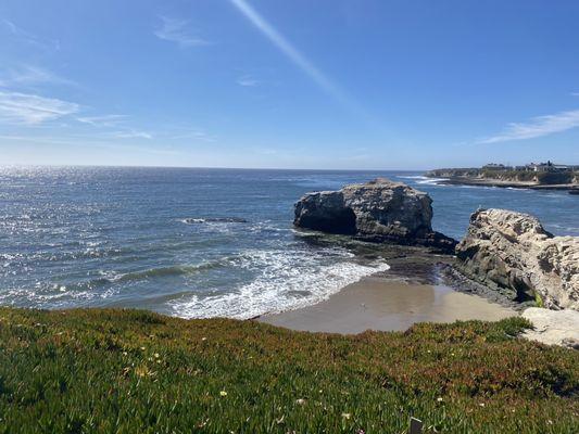 Natural Bridges State Beach on West Cliff