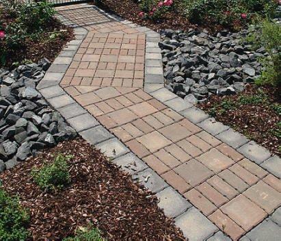 Paver walkway.