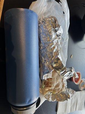 Wrap with 32oz hydro flask for scale