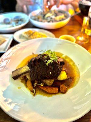 Braised Short Rib "Osso Buco". Very tender and tasty.