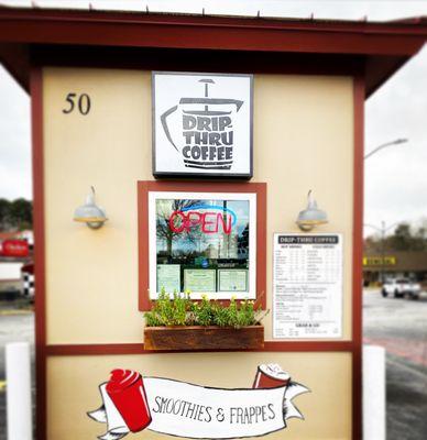 Tiny, but mighty! Specialty Coffee with drive-thru convenience!