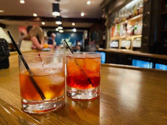 Old Fashioned & Negroni