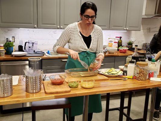 Cooking Raw zucchini lasagna