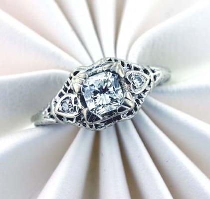 .74 carat vintage ring