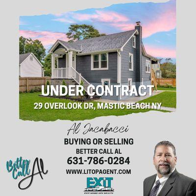 Another home put under contract by Al Jacabacci of Exit Home Key Realty