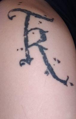 Tattoo of my kids initials