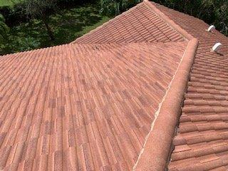 Roof After Palm Beach Pressure Cleaning!