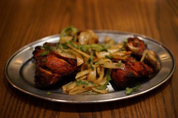 Original Chicken Tandoori (Not Hot) w/ Sauteed Onions and Bellpepper