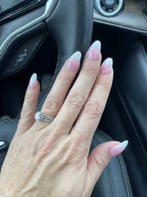 Acrylic ombré French