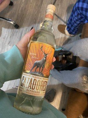 Chilled Cazadores Reposado