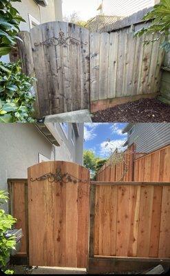 Soquel Fence With lattice