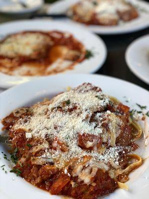 Veal Vitello Parmese Lunch