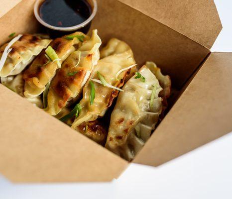 our bulgogi dumplings! photo by @nomtasticfoods on instagram.