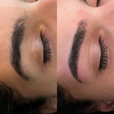 Eyebrow shaping