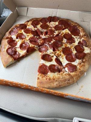 Pepperoni pizza