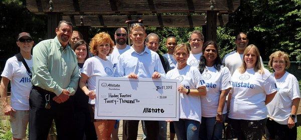 Allstate Foundation grant benefiting Healing Transitions