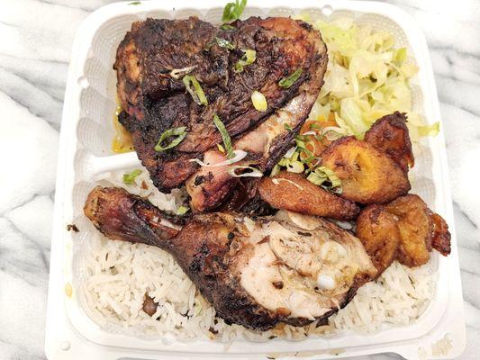 Jerk Chicken Plate ($18). 10/10/2024