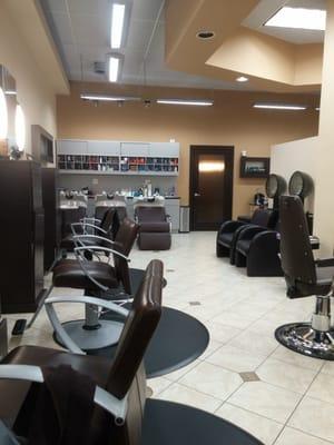 Inside the lovely salon!