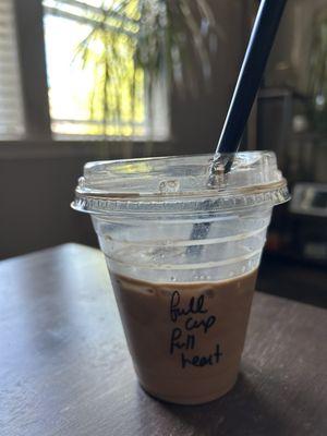 Iced mocha, always tasty